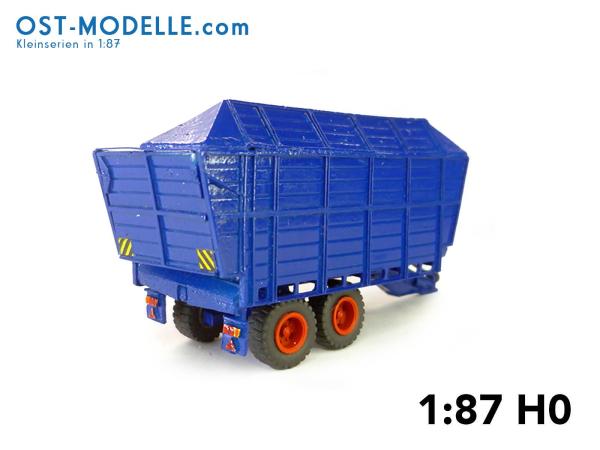 Fortschritt T088 Schwerguthäckselaufbau F997 - dunkelblaurot